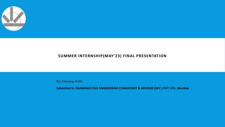 summer internship may 23 final presentation