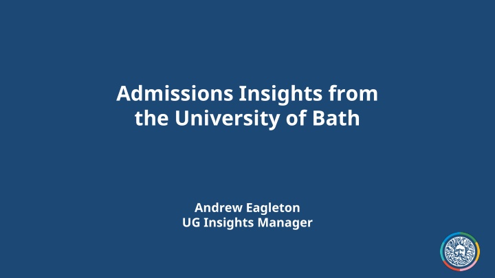 admissions insights from the university of bath