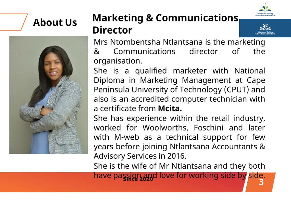 marketing communications director mrs ntombentsha