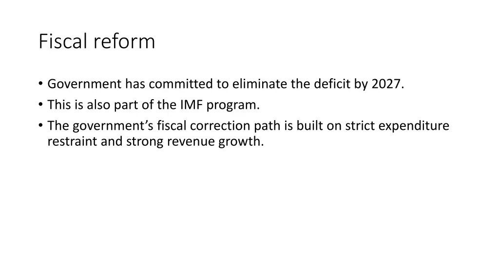 fiscal reform