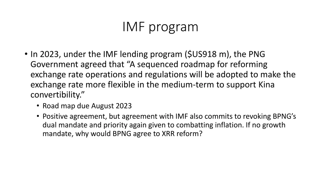 imf program