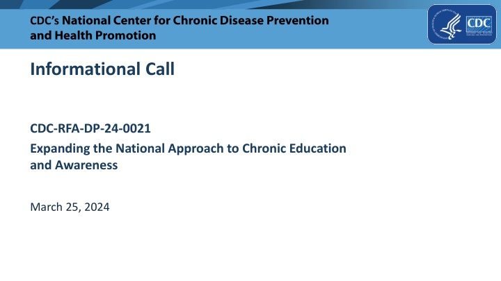 cdc s national center for chronic disease