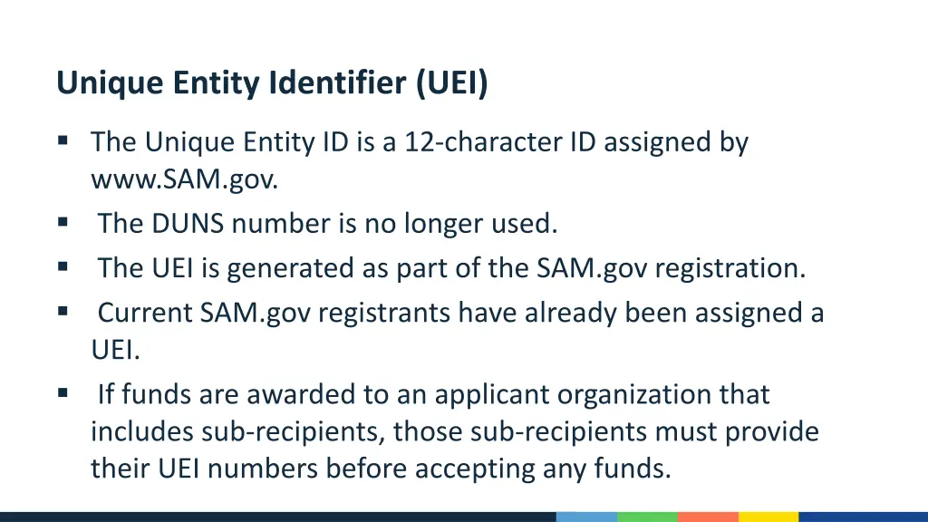 unique entity identifier uei