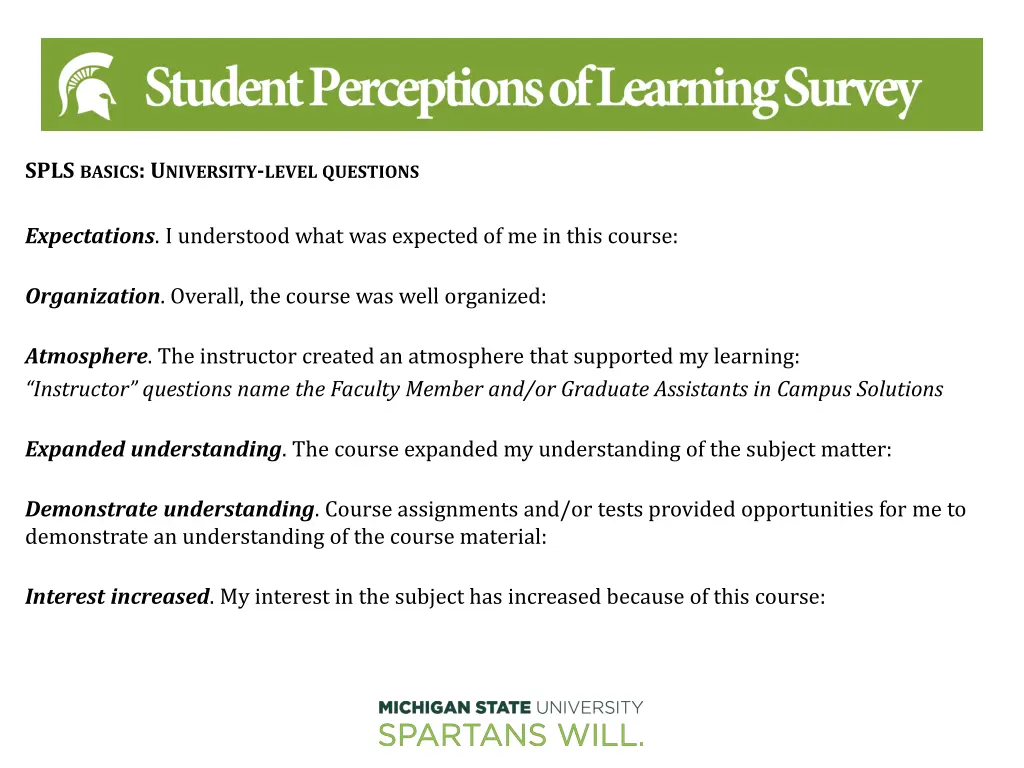 spls basics u niversity level questions 1