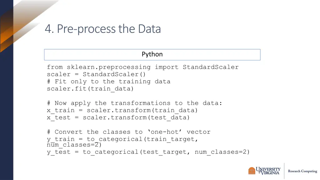 4 pre process the data