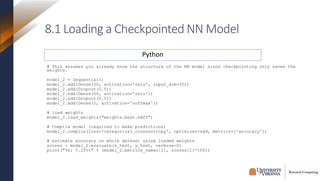 8 1 loading a checkpointed nn model