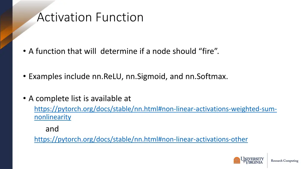 activation function