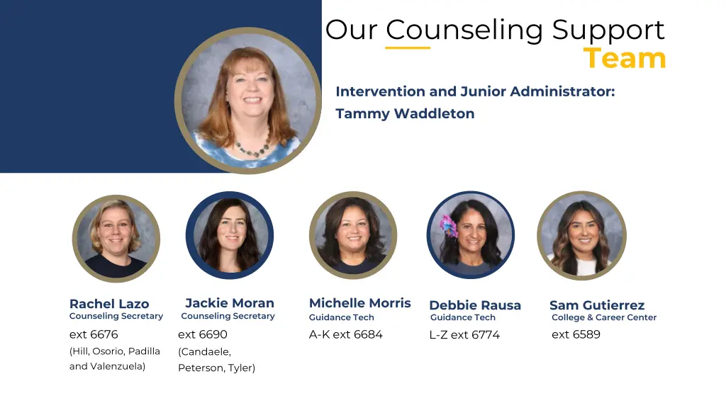 our counseling support