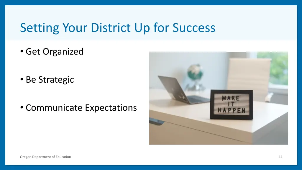 setting your district up for success
