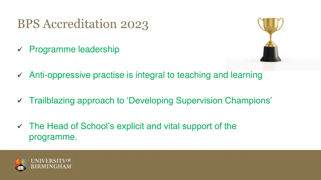 bps accreditation 2023