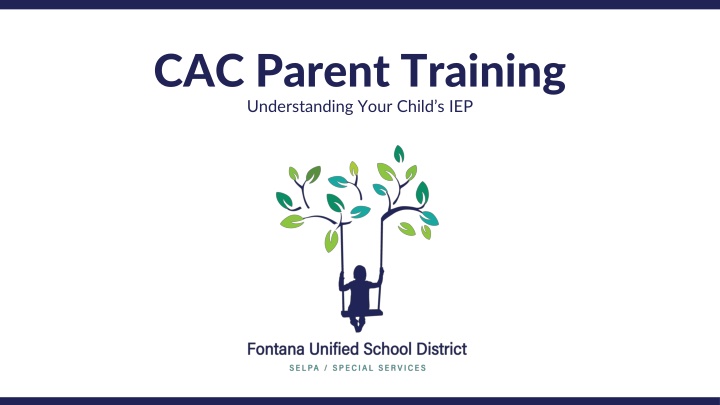 cac parent training understanding your child s iep