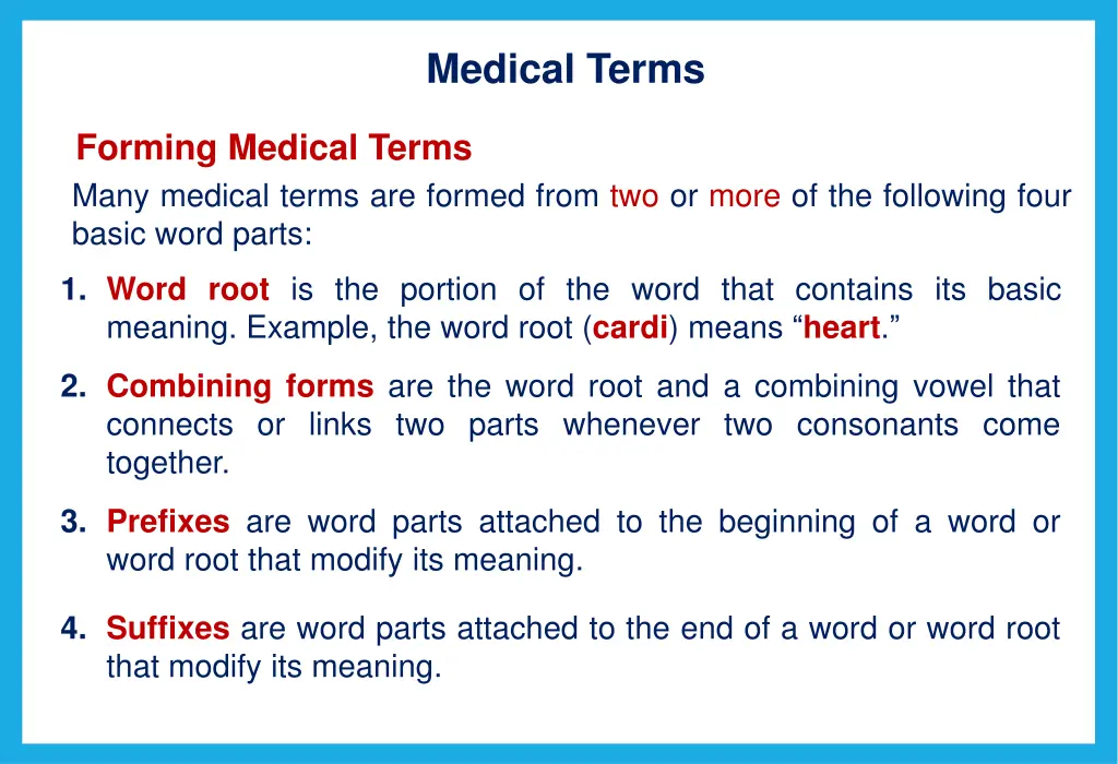 medical terms 1