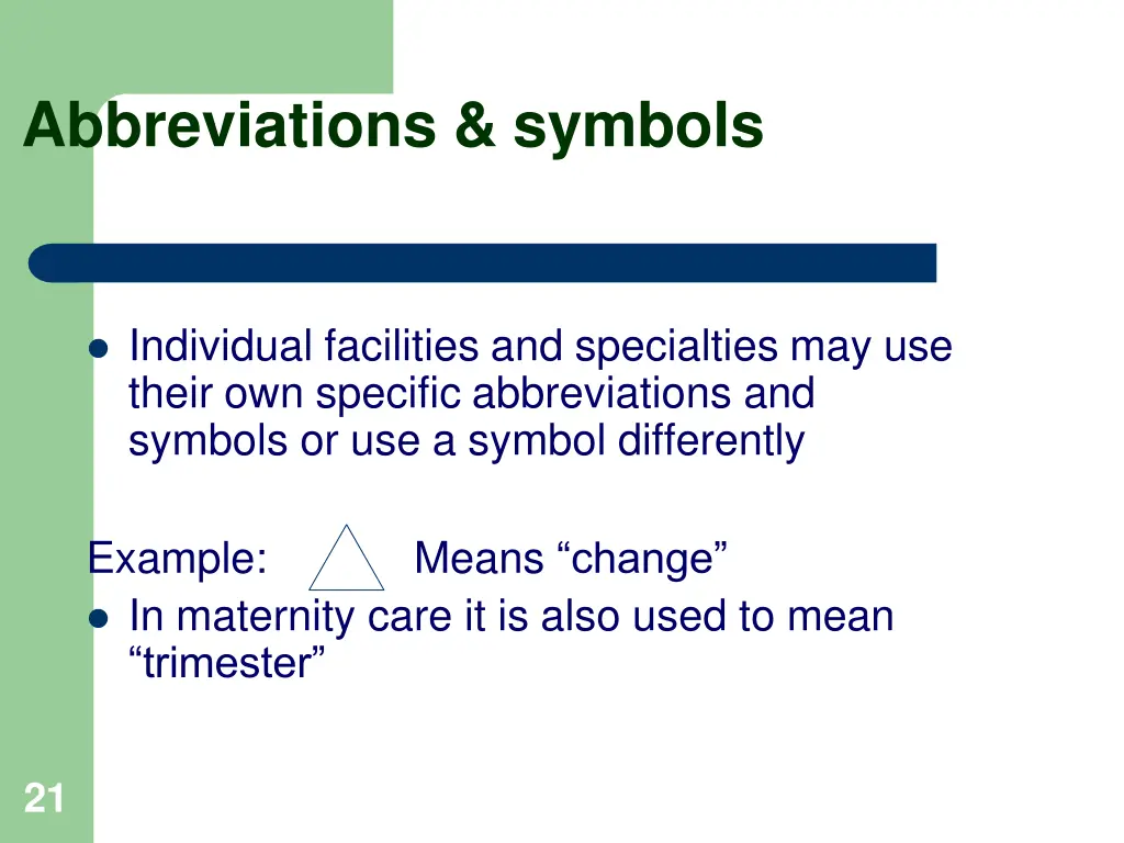 abbreviations symbols 1