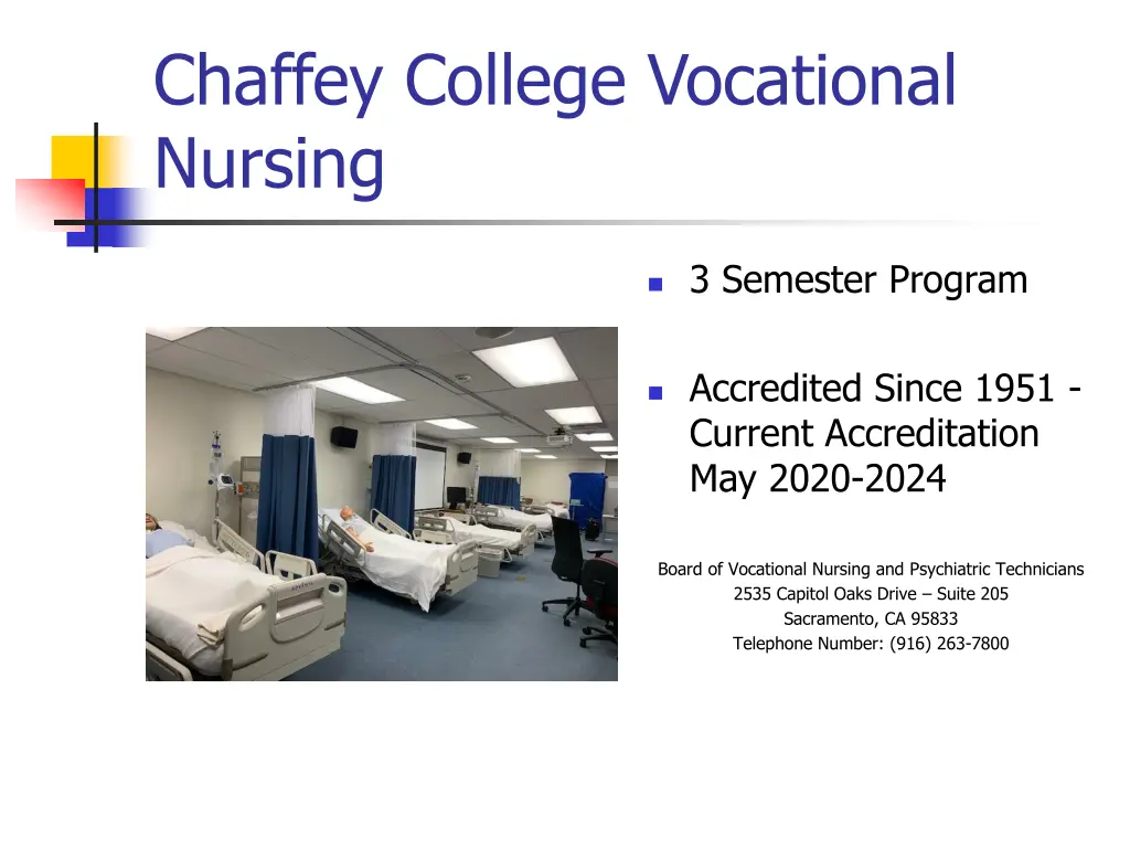 chaffey college vocational nursing