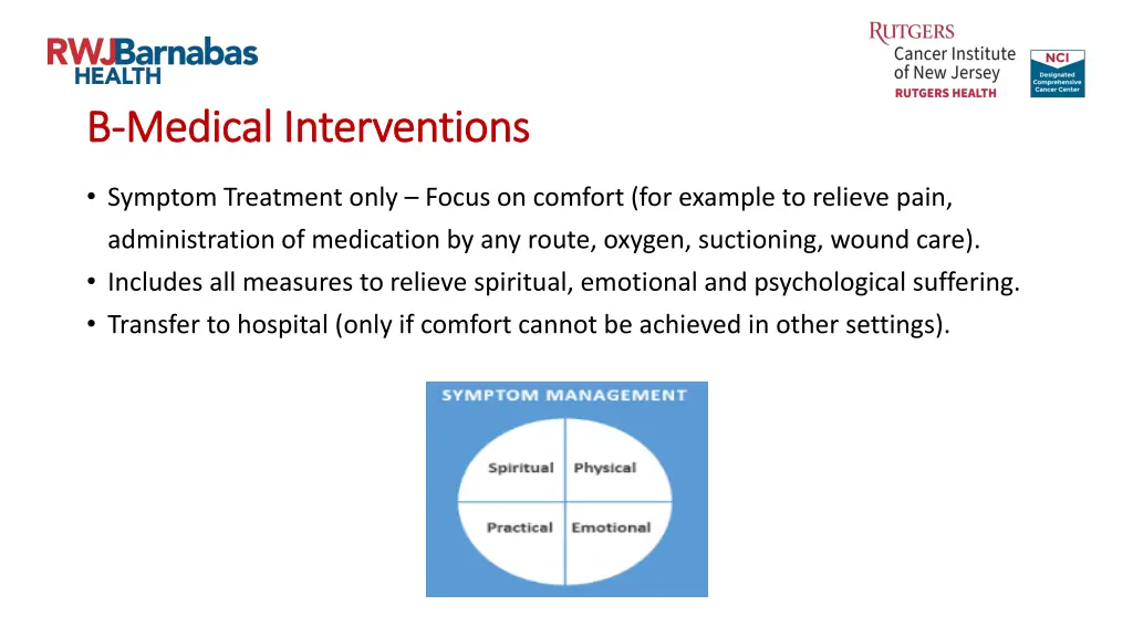 b b medical interventions medical interventions