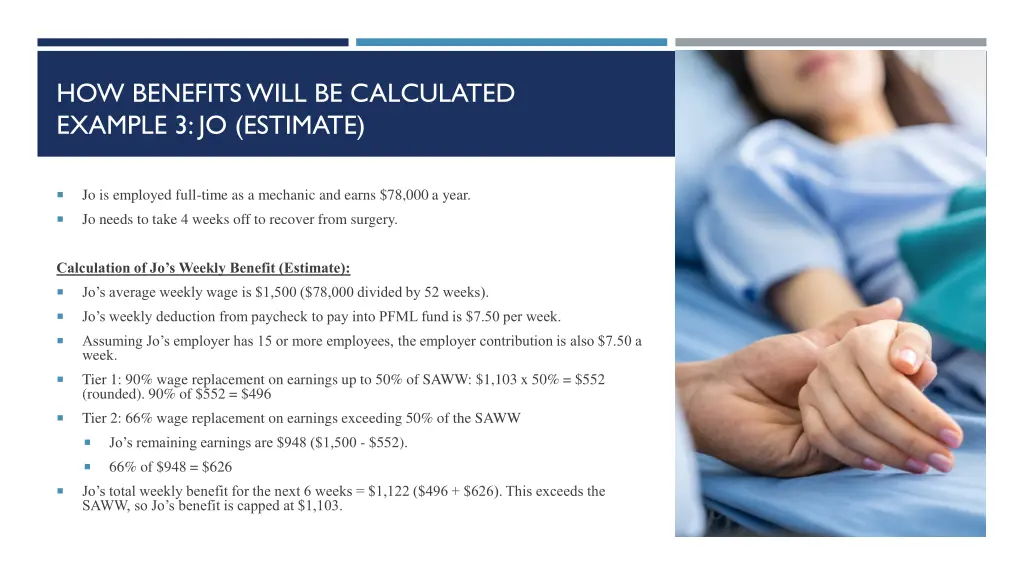 how benefits will be calculated ex how benefits 1
