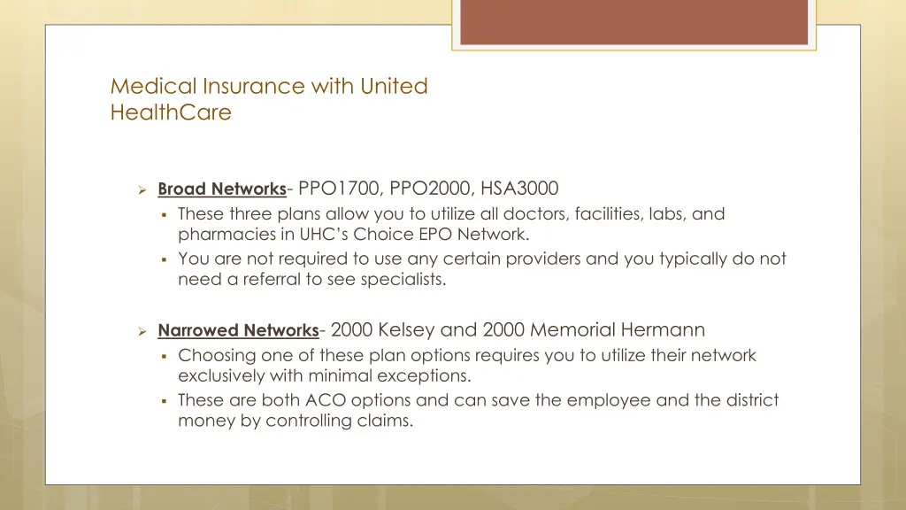 medical insurance with united healthcare 4