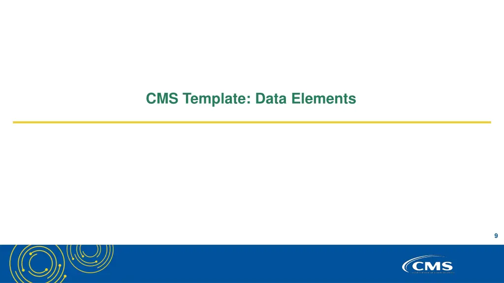 cms template data elements