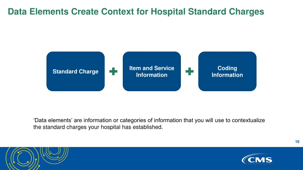 data elements create context for hospital