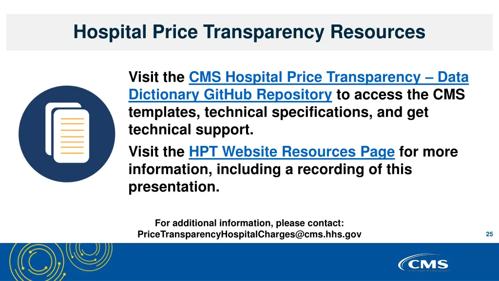 hospital price transparency resources