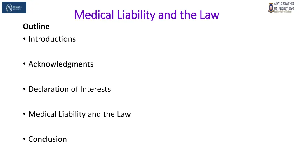 medical liability and the law medical liability 1
