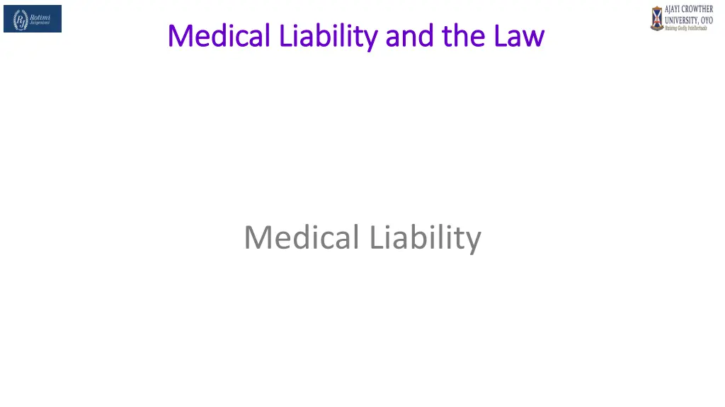 medical liability and the law medical liability 15