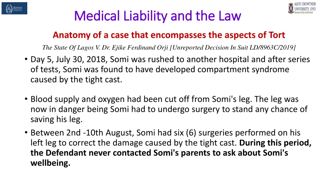 medical liability and the law medical liability 46