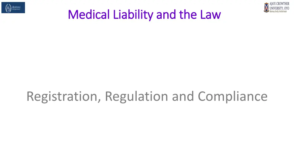medical liability and the law medical liability 8