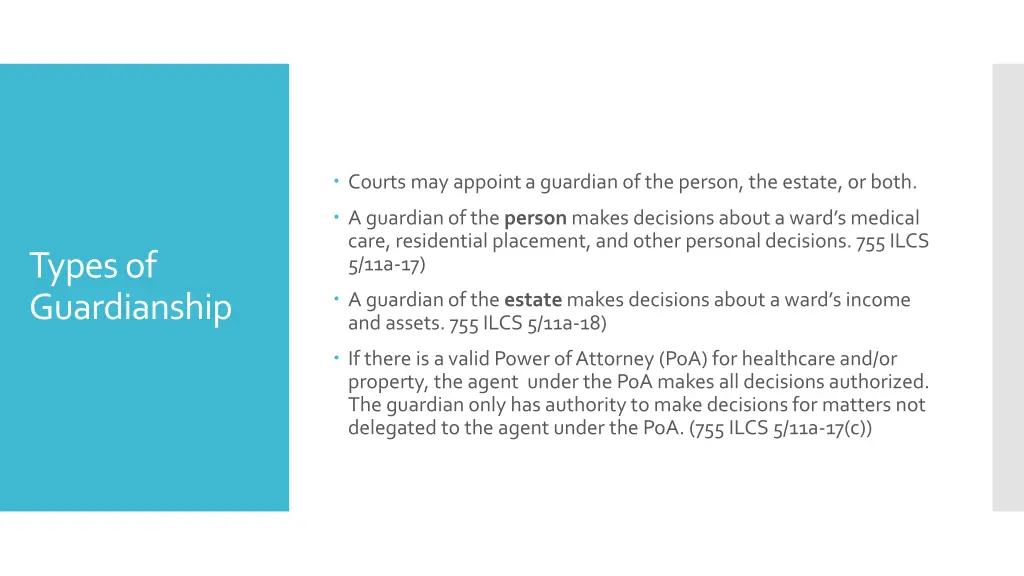 courts may appoint a guardian of the person