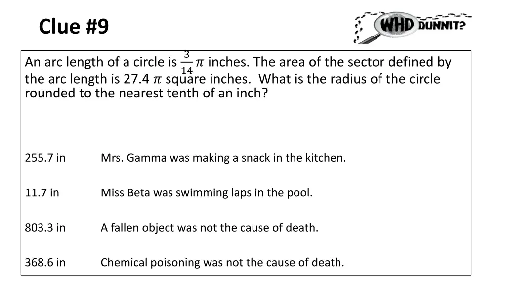 clue 9