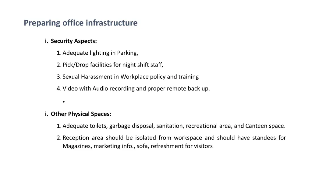 preparing office infrastructure 2