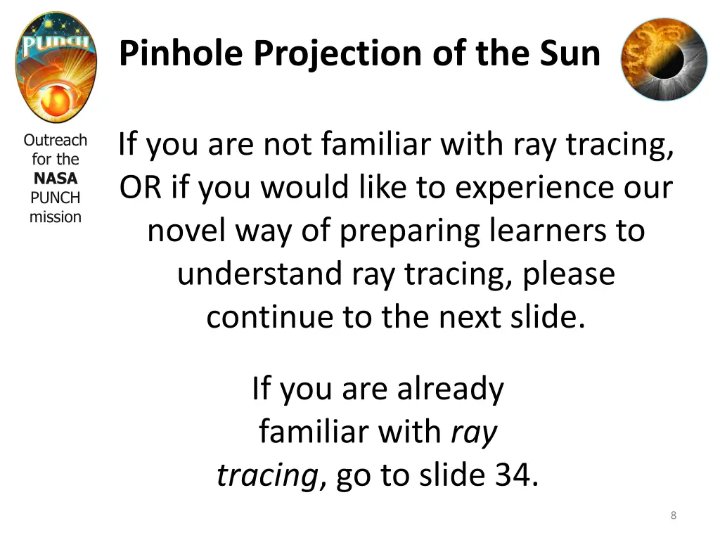 pinhole projection of the sun 1