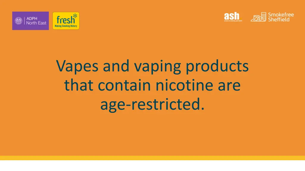 vapes and vaping products that contain nicotine