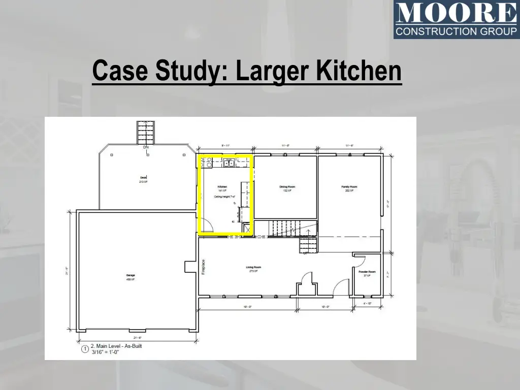 case study larger kitchen