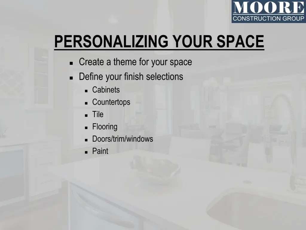 personalizing your space