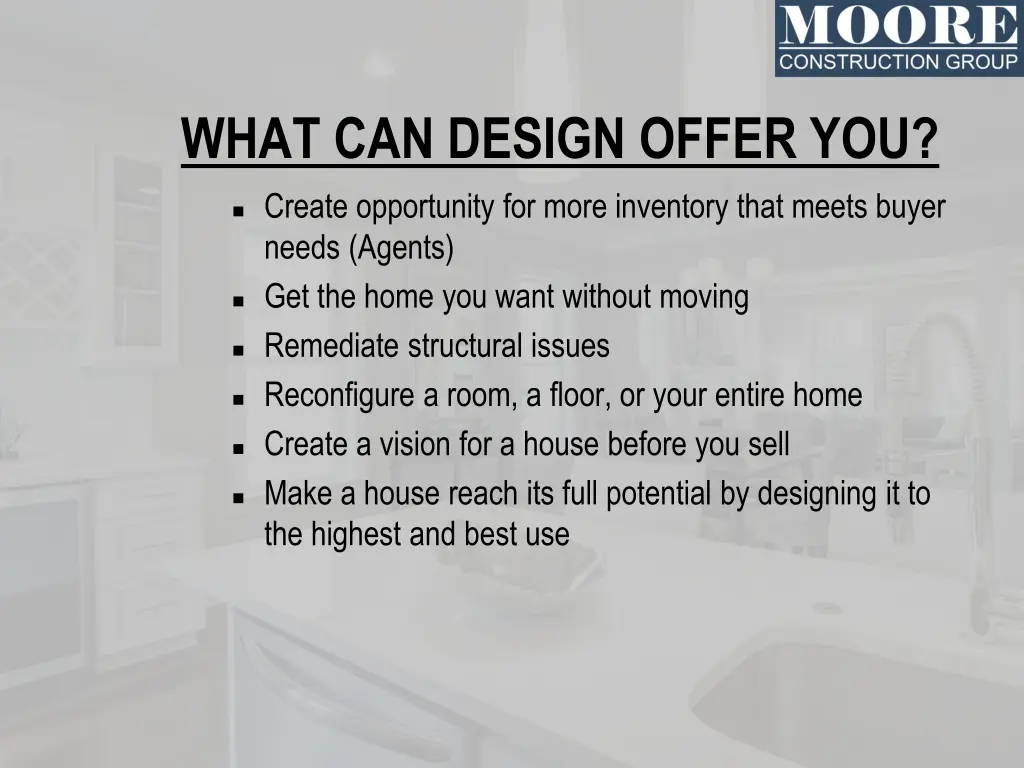 what can design offer you
