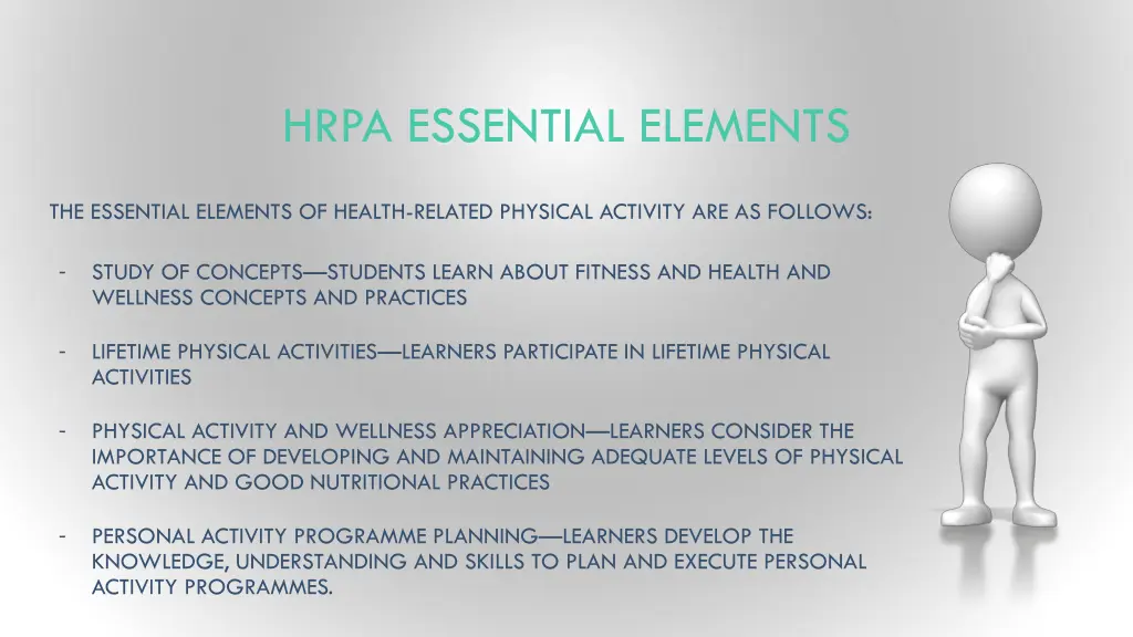 hrpa essential elements