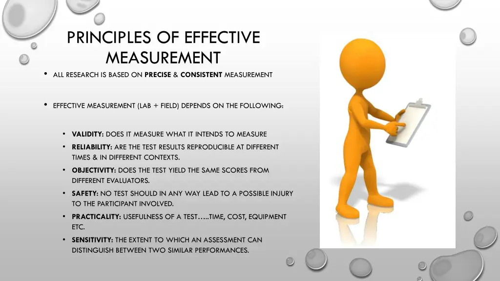 principles of effective measurement