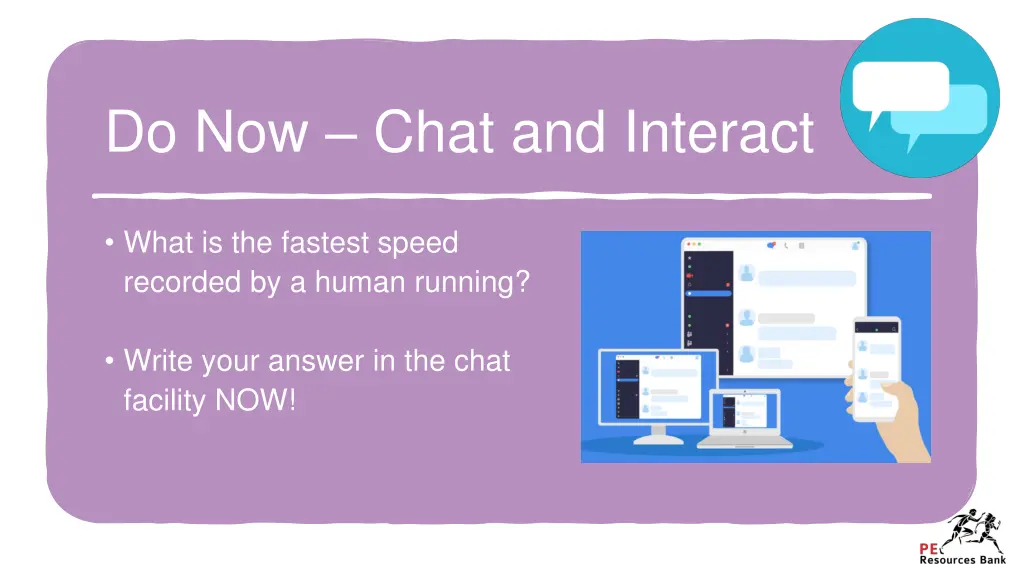 do now chat and interact 1