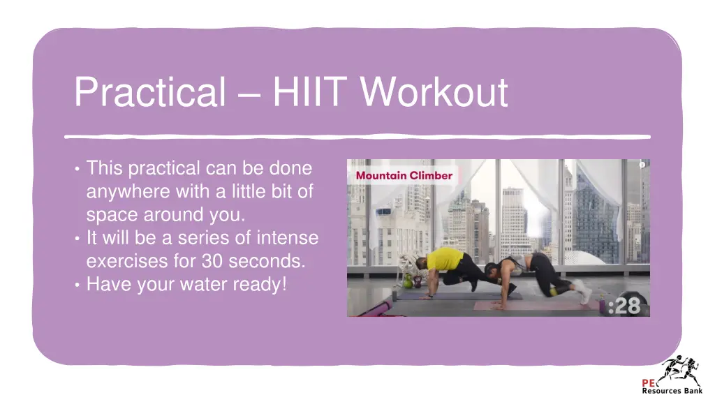 practical hiit workout