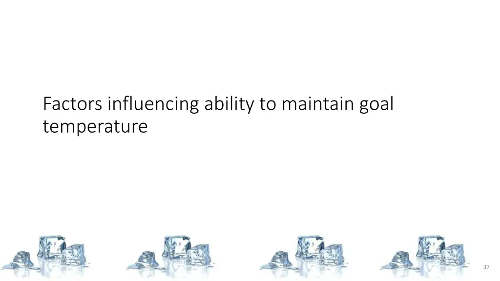 factors influencing ability to maintain goal