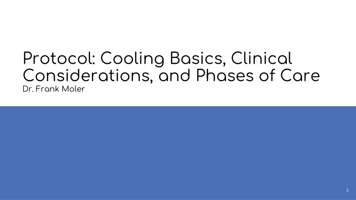 protocol cooling basics clinical considerations