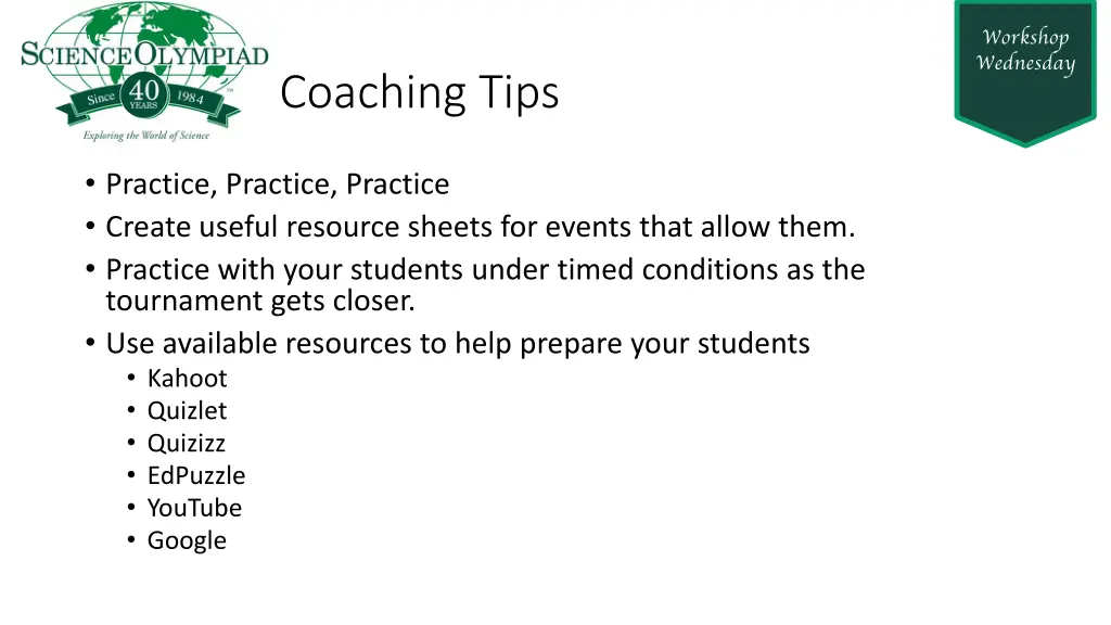 coaching tips