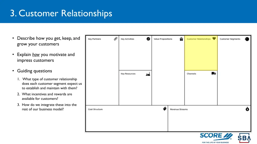 3 customer relationships