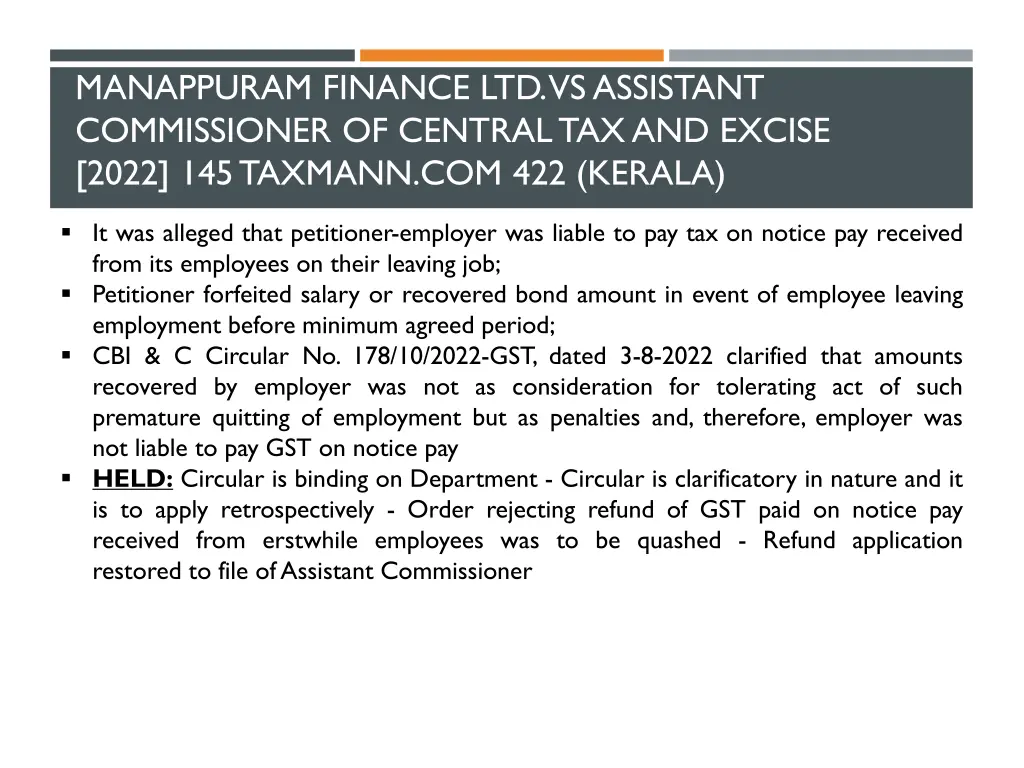 manappuram finance ltd vs assistant commissioner