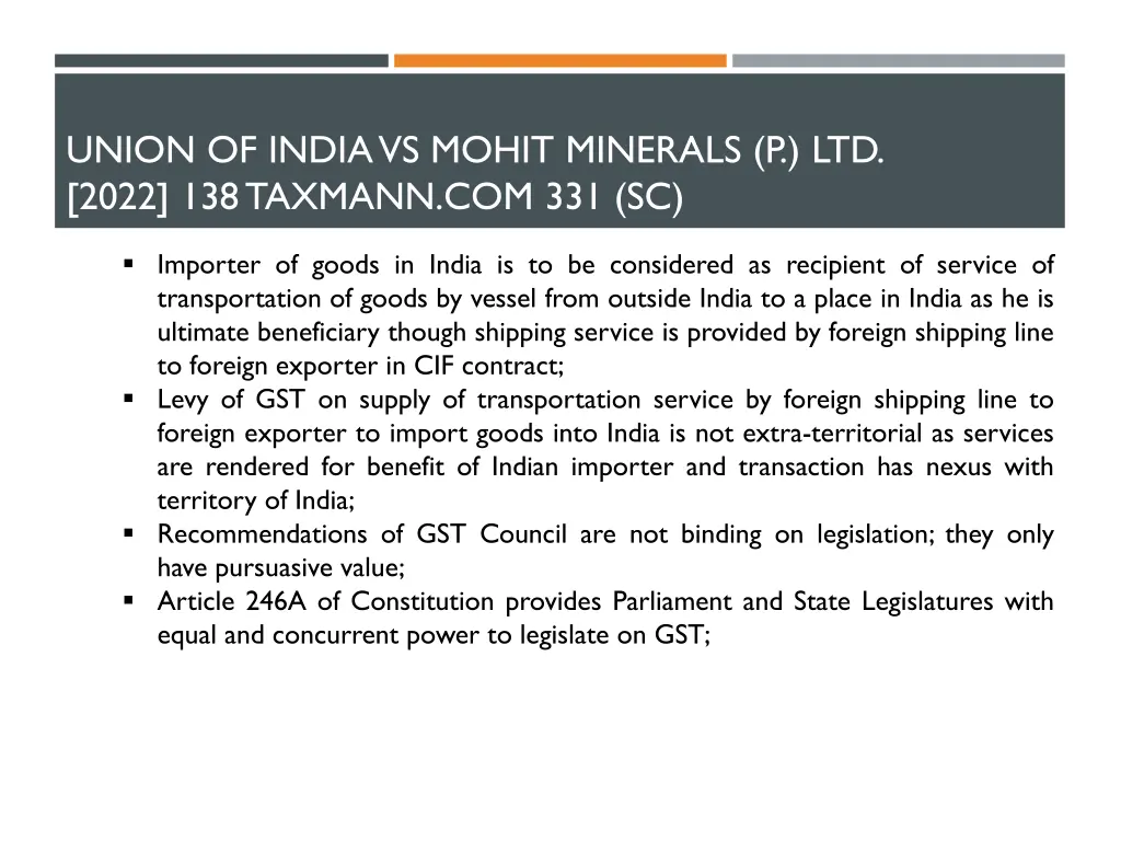 union of india vs mohit minerals p ltd 2022 1