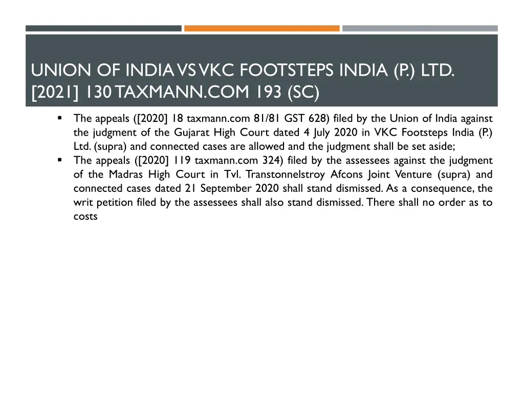 union of india vs vkc footsteps india p ltd 2021 2