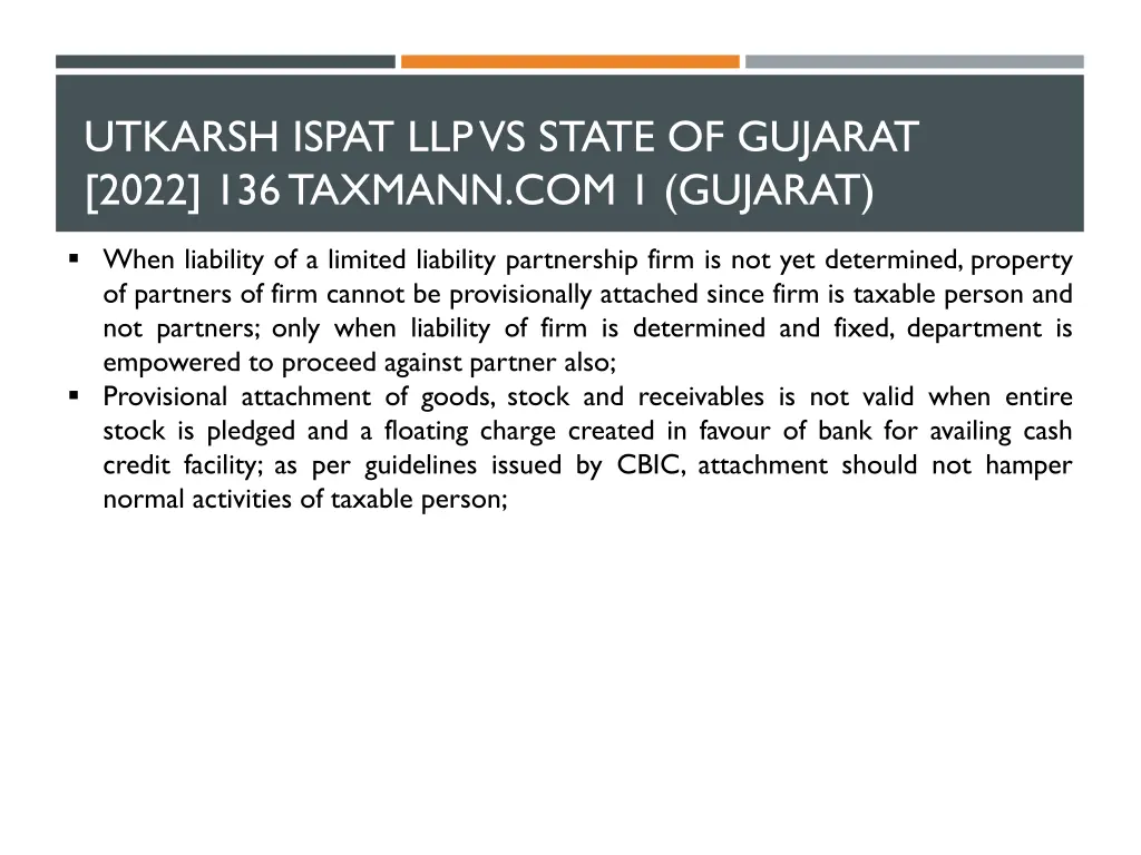 utkarsh ispat llp vs state of gujarat 2022