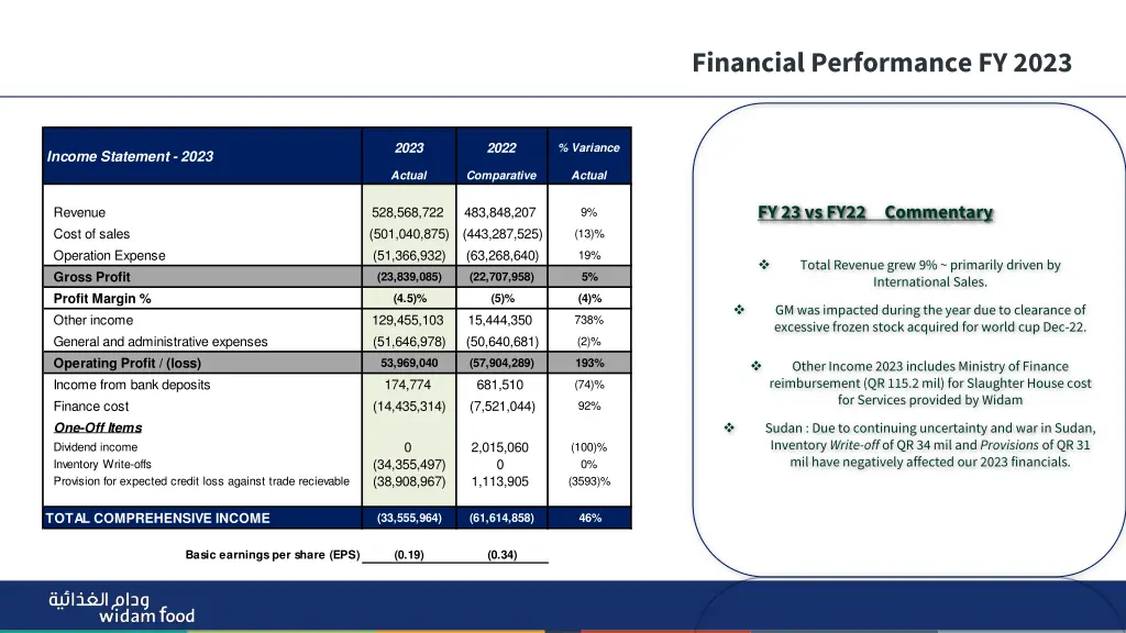 financial performance fy 2023