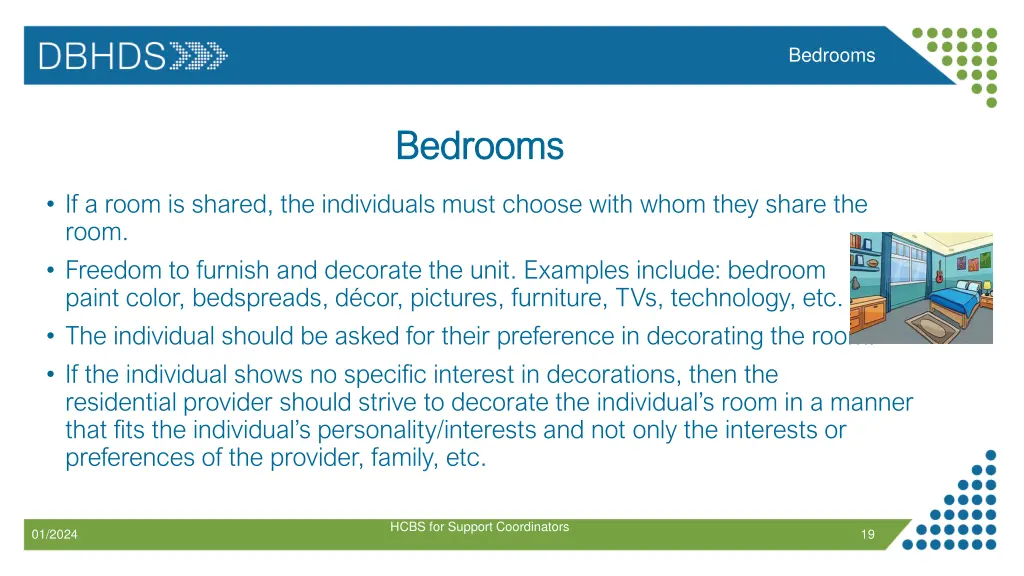 bedrooms